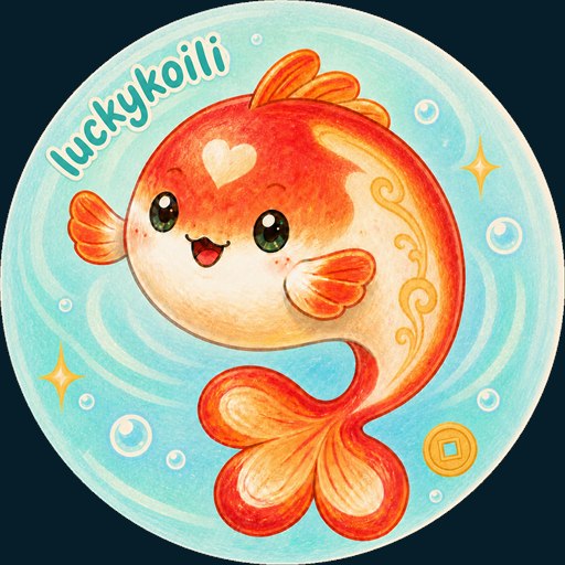 luckykoili 的锦鲤形象头像